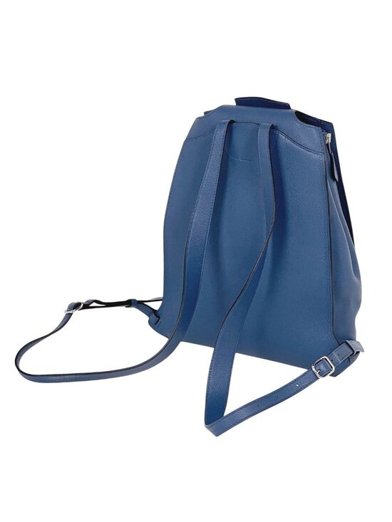 Hermes Sac a Dos Gray Backpack Leather Blue Agat main image 8